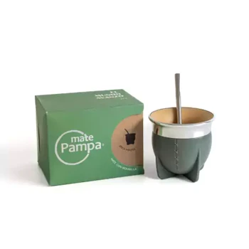 Guampa Mate Pampa Boca Abierta en color Verde