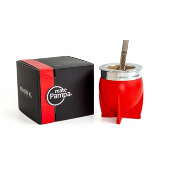 Guampa Mate Pampa XL en color Rojo