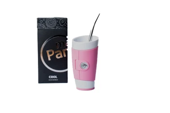 Guampa Mate Pampa para terere en color Rosa