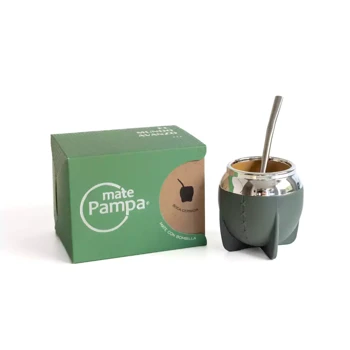 Guampa Mate Pampa Boca Cerrada en color Verde
