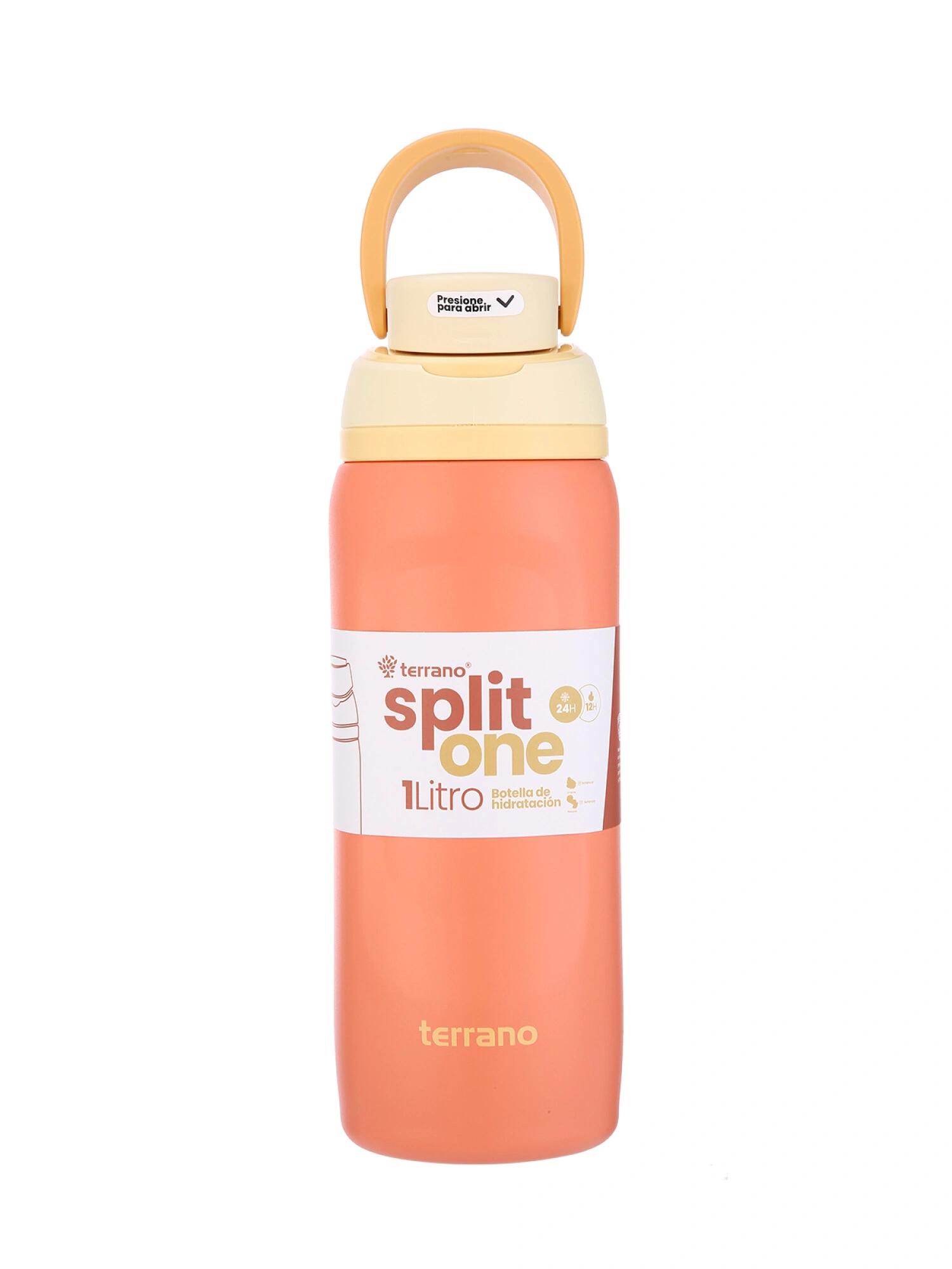 Split Bottle 1 litro en color Naranja