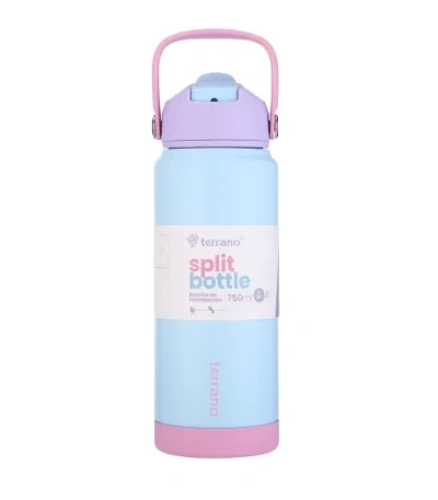 Split Bottle 750 ml en color Celeste